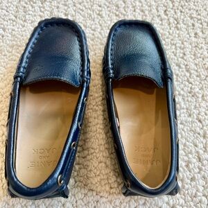 Janie and Jack Navy Blue Kids Dress Shoes